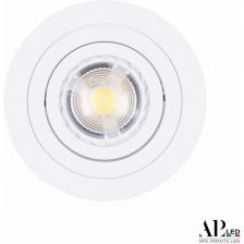Встроенный точечный светильник круглый APL LED Ingrid 3322.TCH111R/WH