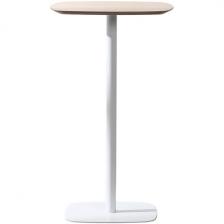 Барный стол Stool Group Form 60*60 светлое дерево/белый УТ000036019 (квадратная столешница)