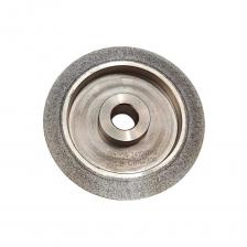 Шлифовальный круг CBN230 подходит для станков Metal Master модели MRD-20G, предназначенных для заточки сверл спиральных из быстрорежущей стали. Шлифовальным кругом производится заточка спиральных сверл диаметров от 3 до 20 мм с диапазоном заточки угла при вершине от 100° до 135°. Данным кругом производится заточка сверл по заднему углу и вершине. Точность заточки: 0,02мм. Технические характеристики: Шлифовальный материал – кубический нитрид бора (СBN) Зернистость – 230 Размеры круга: Диаметр – 78 мм Посадка – 12,63 мм Толщина – 15,3 мм