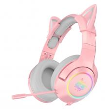 Игровые наушники Onikuma Pink Cat K9-P-7.1