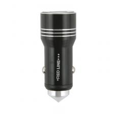 Автомобильная зарядка 2 USB (модель AC-5) (черный)