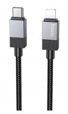 Кабель Hoco X110 Honorific PD27Вт Type-C - Lightning, 1m черный
