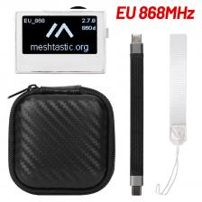 Местластичный мини-карманный трекер LoRa SX1262, 868 МГц, 915 МГц, NRF52840, маломощный радиоприемник LoRa, OLED-дисплей