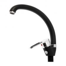 Смеситель Эверест (Everest) для кухни с высоким изливом B59-274F черный