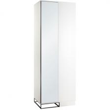 Шкаф угловой универсальный City белый с зеркалом R-Home арт.4010551021h