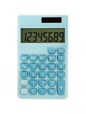 Калькулятор карманный 08-разрядный, корпус голубой