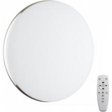 Настенно-потолочный светильник Sonex Ringo 7600/DL пластик/белый/хром LED 48Вт ДУ 2.4G /SMART пульт ДУ/LampSmart
