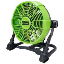 Вентилятор с гибридным питанием Greenworks 3503407 (24V /110-240V, 25,4 см, 14,2 м3/мин, без АКБ и ЗУ)