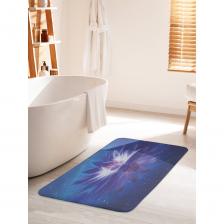 Коврик для ванной противоскользящий на пол 60х100 см станет ярким акцентом для создания домашнего уюта в интерьере вашей ванной комнаты. Большой половик для ванной, душевой и туалета выполнен из мягкого и приятного материала велсофт (100% полиэстер) с тонкой прослойкой из поролона. Велсофт- мягкий ворс, который обеспечивает комфортное прикосновение при хождении босиком. Основание изделия изготовлено из нетканого материала с антискользящим покрытием, что предотвращает его скольжение по плитке и кафелю. Края прямоугольного коврика надежно обработаны, не распушатся (не деформируются) во время эксплуатации. Быстро высыхает и не теряет своих свойств при длительном контакте с влагой. Универсальное изделие подходит для использования в бассейне, сауне, спальне в качестве прикроватного коврика и как коврик для детей. Аксессуар для ванной мгновенно впитывает влагу, быстро сохнет и не линяет. Уход: стирать при температуре 30-40 градусов, выбирая деликатный режим стирки и отжим не более 800 оборотов. НЕ ОТБЕЛИВАТЬ! Декоративная защитная подстилка с фотопринтом подходит для дома и дачи, хороший подарок маме, бабушке, папе, дедушке на День рождения, юбилей и новоселье. В комплект к коврику вы можете подобрать шторку для ванной и корзинку для белья под брендом JoyArty. Яркость рисунка может отличаться от изображения на сайте. Допустимо отклонение в размерах +- 2 см.