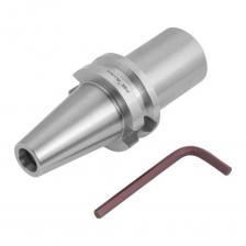 Оправка для корпусных сверл BT40-SL20-90 ACCKee. Конусная оправка японского стандарта BT для закрепления инструмента на современных металлообрабатывающих станках с ЧПУ с автоматической или ручной заменой инструментальной оснастки. Фиксация цилиндрического хвостовика инструмента в оправке производится через боковое крепление Weldon с внутренним резьбовым винтом.Представленная оправка не предназначена для использования инструмента меньшего или большего диаметра, чем заявленный размер в маркировке.Подвод СОЖ через штревель.