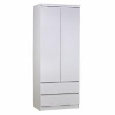 Шкаф двухсекционный Polini kids Simple 1910, с ящиками, 804x505x2000 мм, цвет белый