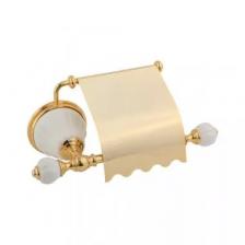 Держатель туалетной бумаги Migliore Olivia бело-золотой