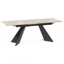 Керамический стол Woodville Ливи 140/200х80x78 creto forever beige/черный 588024 предназначен для дома или офиса. Прост в уходе, что экономит время и силы. Благодаря высокой прочности прослужит долго. Современный дизайн украсит любой интерьер.