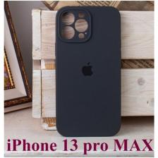 Чехол Silicone Case, для iPhone 13 Pro Max, силиконовый, цвет серый графит