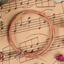 Струны для акустической гитары Music Life 6 шт., медная оплетка