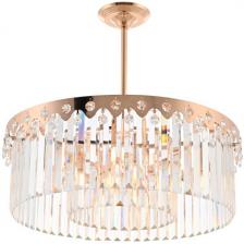 Потолочная люстра хрустальная на штанге Arte Milano Sorrento-8909 378909/8/300/580 GD