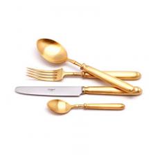 Cutipol Набор столовых приборов MITHOS GOLD матовый 24 пр. (M.006.GB)