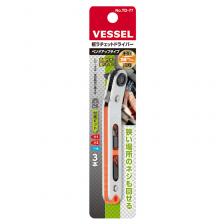 Набор мини-гаечных ключей VESSEL с битами, низкопрофильная плоская отвертка с храповым механизмом 1/4 дюйма, сделано в Японии, инструменты серии No TD