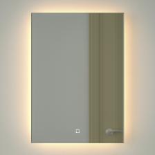 Зеркало Defesto Glow DF 2514S 50х70 с LED-подсветкой, 3000 K, сенсорный выключатель