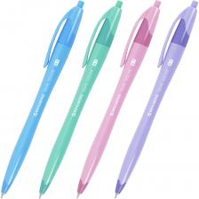 Шариковая автоматическая масляная ручка BRAUBERG "DUAL COLOR" – это надежная письменная принадлежность в ярком дизайне!Шариковая автоматическая масляная ручка BRAUBERG "DUAL COLOR" представлена в 4 пастельных цветах: мятном, голубом, сиреневом и розовом. Глянцевый корпус передает насыщенность цветов и привлекает внимание. Игольчатый узел 0,7 мм создает аккуратную и тонкую линию письма 0,35 мм. За счет технологии FEEL INK ваши записи никогда не будут смазаны, так как чернила быстро сохнут, предотвращая размазывание.Выбирайте стильную ручку, выбирайте BRAUBERG "DUAL COLOR"!