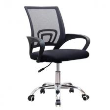 кресло офисное JOBBY 570х500х880(980)мм пластик/металл черный/хром