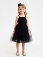 Платье для девочки MINAKU: PartyDress, с пышной юбкой, рост 116 см, чёрное