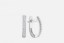 Серьги Золотые Бриллиант 2 шт VESNA JEWELRY