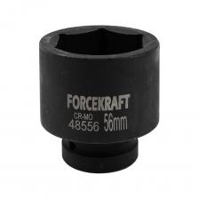 Головка FORCEKRAFT ударная 6-гранная 56мм, 1" - это высококачественный инструмент, разработанный для работы с крепежом соответствующего размера. Применяется в качестве насадки гайковерта для работы с болтами и гайками. Наиболее востребована для ремонта и сервисного обслуживания. Изготовленная из хром-молибденовой стали (CR-MO), головка обладает высокой прочностью и надежностью. Она способна выдерживать высокие ударные нагрузки и обеспечивает стабильное закручивание и откручивание крепежных элементов. Головка имеет посадку квадрат 1", что делает ее совместимой с различными ручными и электрическими инструментами, обладающими соответствующей посадкой. Это обеспечивает удобство и гибкость в использовании. Головка находит применение в автомобильном ремонте, механических работах, строительстве и других областях, где требуется сильное крепление.