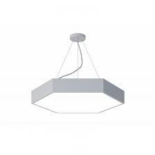 SPO-121-W-40K-038 Светильник LED ЭРА Geometria SPO-121-W-40K-038 Hexagon 38Вт 4000К 4000Лм IP40 600*600*80 белый подвесной, цена за 1 шт