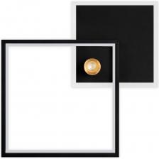 Потолочный светильник Freya Nero FR6042CL-L76BBS. Мощность светильника: 55W. Ти цоколя: LED. Цветовая температура: 3000-6000К. Основной цвет арматуры: Черный и Латунь. Материал: Металл