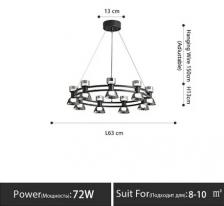 Подвесной светильник Xiuxiu LED круглый