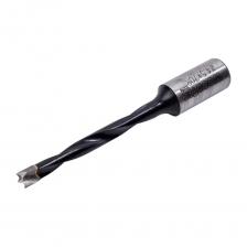 Сверло глухое Woodtec применяется на сверлильно-присадочных станках для сверления отверстий под крепления: деревянный шкант, евровинт, эксцентрик и др. Предназначено для сверления глухих (несквозных) отверстий в торцах и плоскостях облицованных деталей из ДСП. Изготовлено из Woodtec инструментальной стали с твердосплавной режущей частью.   Внимание, изображение товара может отличаться от реального! Верные параметры указаны в технических характеристиках товара.