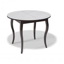 Стол раскладной KENNER 1000 С – стильный, дизайнерский стол для дома. Имеет классическую форму, является одним из самых любимых вариантов у покупателей. Этому есть масса объяснений: размер стола компактный и в то же время достаточно вместительный для ежедневного использования. По каждой стороне достаточно места, чтобы поставить 4 широких стула вокруг стола. Механизм раздвижения со стеклянной вставкой позволяет комфортно посадить еще 2 гостей.