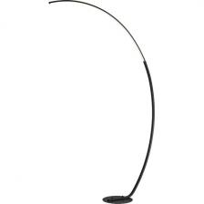 Изогнутый торшер светодиодный Escada Grand 10281/T LED 12Вт, металл/силикон, черный