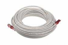 Hyperline Патч-корд SF/UTP, экранированный, Cat.5е (100% Fluke Component Tested), LSZH, 20 м, серый [PC-LPM-SFTP-RJ45-RJ45-C5e-20M-LSZH-GY]