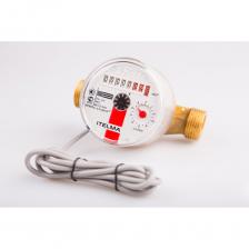 Счетчик горячей воды Ителма применяется для учета водопотребления в системах водоснабжения любого типа: в индивидуальных домах, в квартирах, офисах, административных зданиях. Дистанционное считывание выходного сигнала. Устройство удаленного считывания сигнала счётчика выдает по кабелю в цепь один импульс на 10 литров воды. Наличие данного устройства позволяет через дополнительные приборы производить централизованный учёт потребленной воды. Счетчики с дистанционным считыванием выходного сигнала содержат герконовые контакты. Эти контакты используются для передачи объёма потребляемой воды посредством импульсов. Один импульс соответствует 10 литрам воды.