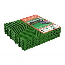 Садовая плитка Helex 40х40 см зеленая (6 шт.)