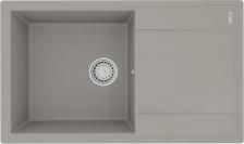 Мойка кухонная Lemark Imandra 84х50 серый матовый, грей