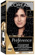 Краска для волос Loreal Paris recital Preference 1.0 Черный