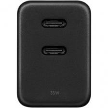 Сетевое зарядное устройство Native Union Fast GaN Charger 35W 2xType-C Black