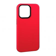 Чехол-накладка K-Doo Noble Collection для iPhone 13 Pro Max искусственная кожа (красный)
