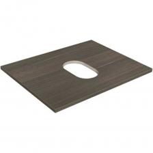 Столешница Roca The Gap 60 ВЛДСП Городской ДубСтолешница Roca The Gap — это идеальный выбор для придания индивидуального характера и функциональности вашей ванной комнате. Производимая из влагостойкой ламинированной древесно-стружечной плиты (ДСП), она готова стать центральной составляющей набора мебели, созданного для оптимизации пространства и добавления уюта.Особенности:Внешний вид: Декор «Городской дуб» наделяет столешницу естественным теплом древесины, создавая гармоничный контраст и подчеркивая индивидуальность вашего интерьера.Водонепроницаемость: Плита выполнена с использованием влагостойкой основы и качественной ламинации, что гарантирует ее защиту от разрушительного воздействия влаги и конденсата.Применение: Подходит для комплектации тумб и других элементов из коллекций The Gap, Domi и Victoria, создавая законченный образ с соответствующими навесными шкафами и мебелью.Рабочая зона: Является базой для укладки накладных раковин, дополняя и укрепляя структуру поверхности, на которой устанавливается основной элемент водной зоны.Стильный аксессуар: Дополняет существующую коллекцию мебели, предоставляя широкие возможности для реализации собственных творческих проектов и создания уникального дизайна ванной комнаты.Простота ухода: Не требует специфического ухода — простая очистка с использованием мягких моющих средств позволяет поддерживать поверхность чистой и привлекательной на протяжении длительного времени.