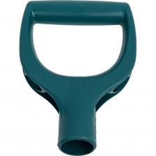 Рукоятка Усиленная ручка для черенка лопат РВ Пласт диаметр для черенка 32мм, бирюзовая 0265