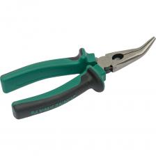 Изогнутые длинногубцы с двухкомпонентными рукоятками Jonnesway P1216 160 мм 49414