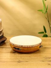 Сувенирный музыкальный инструмент «Бубен», 19x19x7 см, махагон