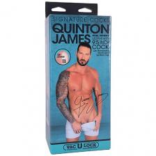 Фаллоимитатор DOC JOHNSON Фаллоимитатор-слепок порно-звезды Quinton James Signature Cocks - 9.5 1.0