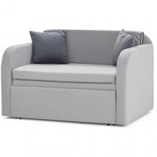 Диван-кровать Hoff Веста, прямой, 118х76х81 см, трехсекционная еврокнижка, цвет светло-серый, серый