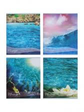 Тетрадь 48 листов в клетку, Calligrata «Океан», МИКС