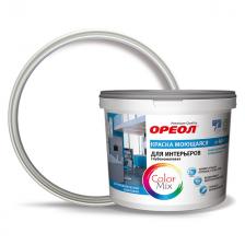 краска в/д ОРЕОЛ интерьерная моющаяся глубокоматовая белая база А 2,2л, арт.73556