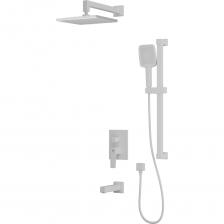 Встраиваемая душевая система RUSH арт.TR3635-60White из коллекции Thira изготовлена из высококачественной латуни и имеет рычажное управление. В душевую систему установлен картридж D-35 с керамическими пластинами. В комплекте 2х- режимная душевая лейка, 1-режимный тропический душ, изготовленный из современной прочной пластмассы, стойка с регулируемым держателем лейки, душевой шланг двойной оплетки 150см, смеситель, индивидуальный пакет, паспорт, гарантийный талон. После установки изделия, обязательно ПРОВЕРЬТЕ СОЕДИНЕНИЯ НА ГЕРМЕТИЧНОСТЬ. Изделия скрытого монтажа - обязательно ПРОВЕРЬТЕ РАБОТУ ИЗДЕЛИЯ ДО УКЛАДКИ ОБЛИЦОВКИ (ПЛИТКИ)  